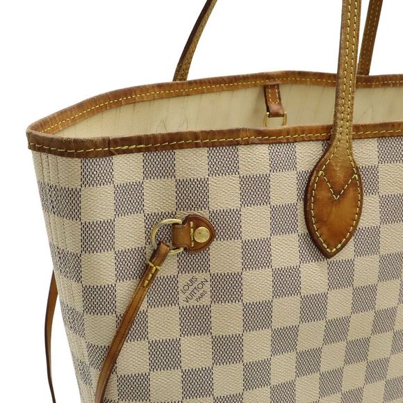 Louis Vuitton Damier Azur Neverfull MM Tote Bag - Picture 7 of 7